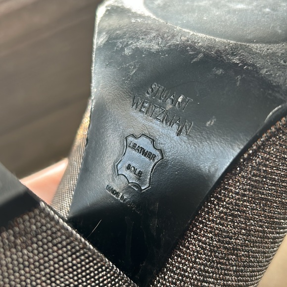 Stuart Weitzman Smashing Metallic Boots - Picture 10 of 12